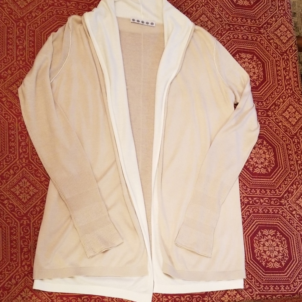 🆕️Kokun double layered front cardigan,bamboo/cashmere